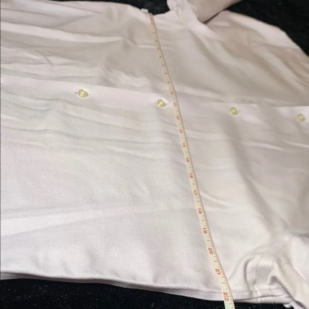 Banana Republic Men's Liliac Camden Standard-Fit Birdseye Dress Shirt Medium